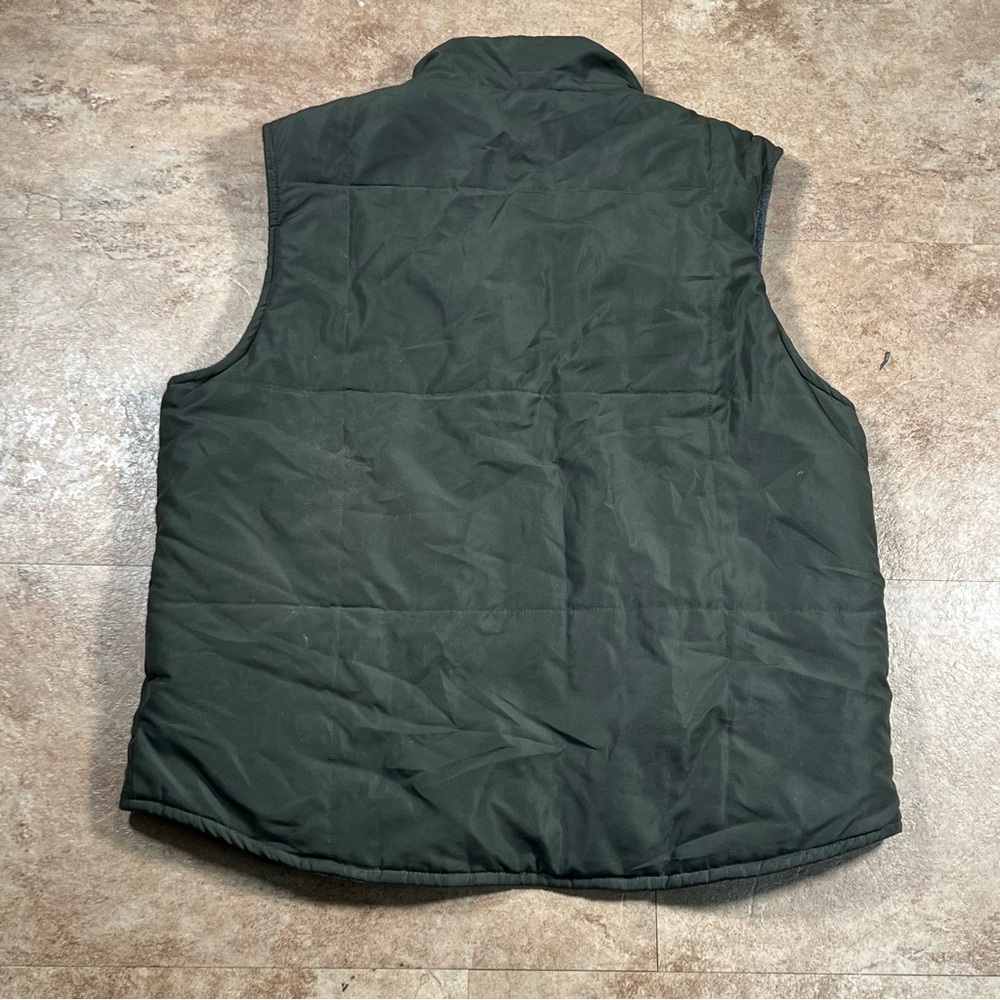 Vintage Y2k 2000s Transnine Olive Green Tactical Bubble Vest Olive Green Skate‎ - Picture 2 of 4